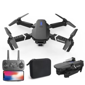 Dron Plegable E88 Pro con Cámara HD & Transmisión WiFi (FPV) - Incluye Estuche de Transporte y Batería