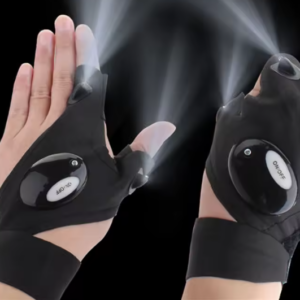 Guantes con Linterna LED "Manos Libres" - Herramienta de Precisión para Mecánica, Pesca y Reparaciones (Par)